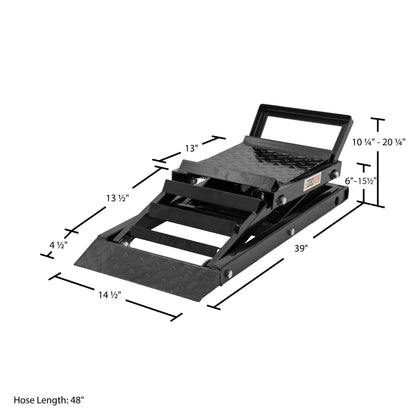 Hydraulic Car Lift with Ramp - 3,000 Lb. per Pair Capacity